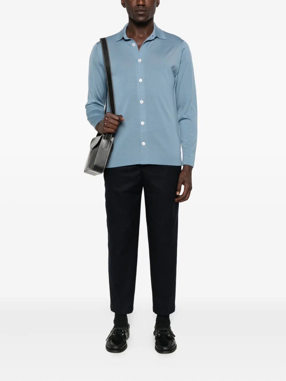 long-sleeve button-up shirt