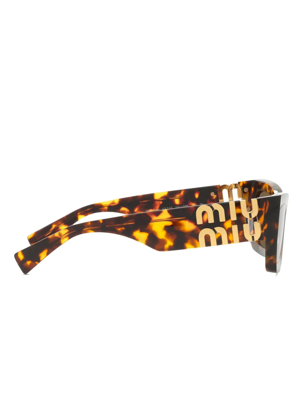 angular tortoiseshell sunglasses