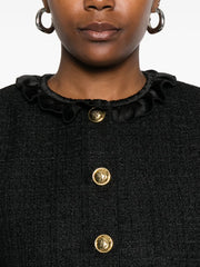 ruffle embellished blazer