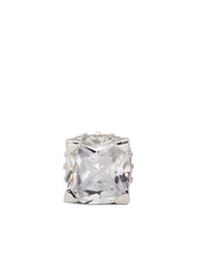 square-cut stud earrings