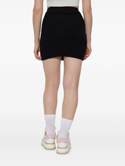 ribbed mini skirt
