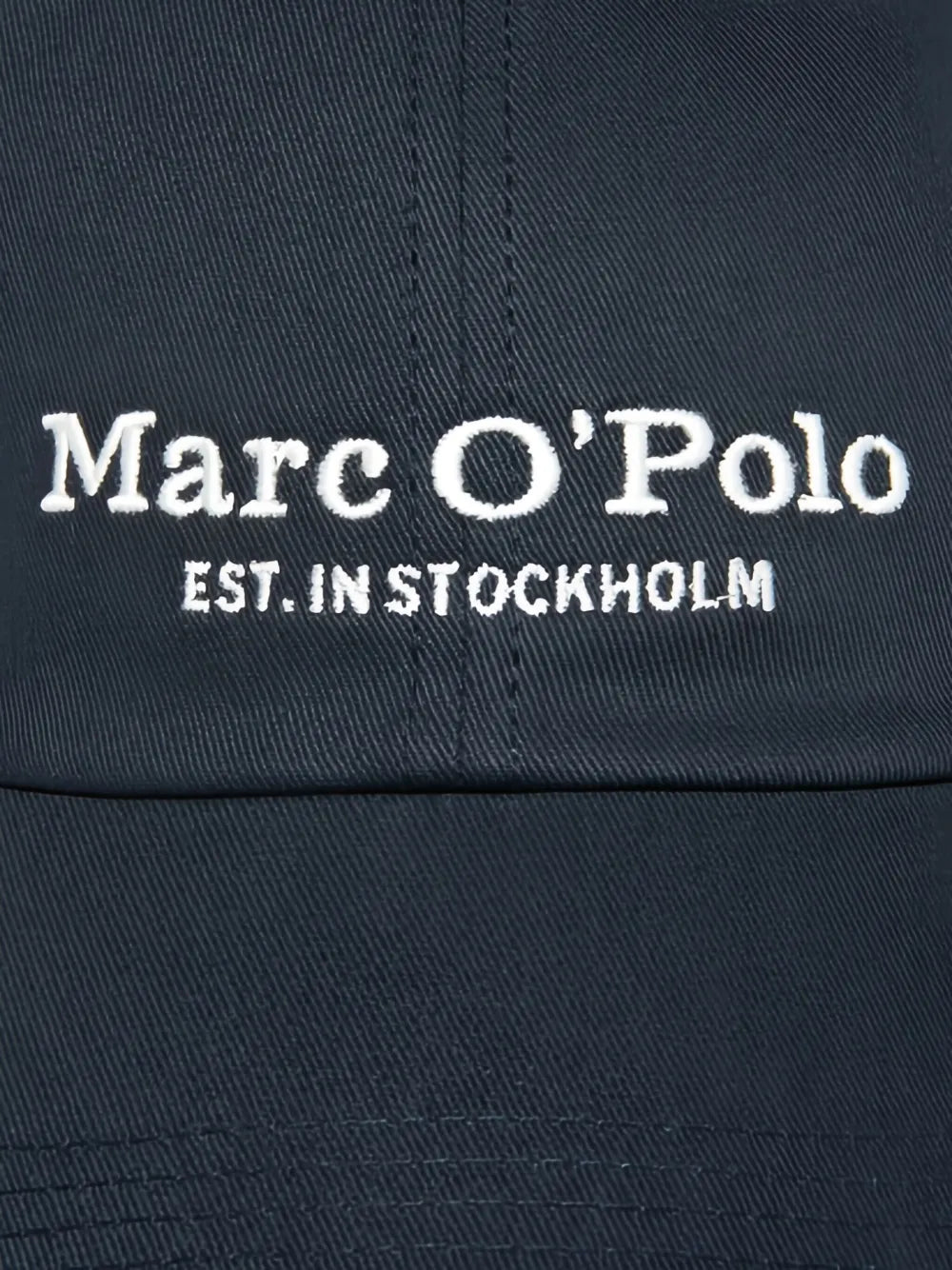 logo-embroidered cap