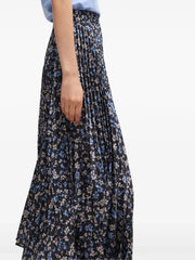 Floral Print Midi Skirt