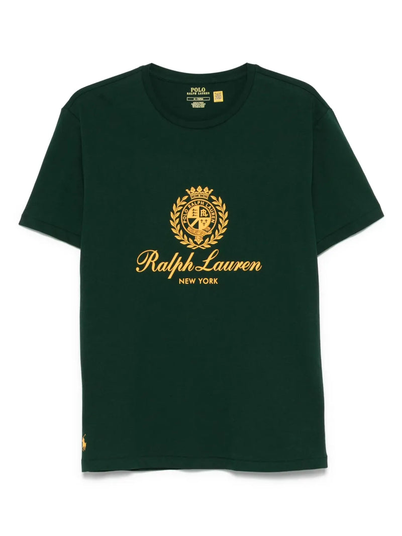 crest-embroidered T-Shirt