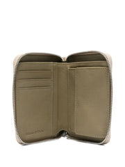 zip-around leather wallet
