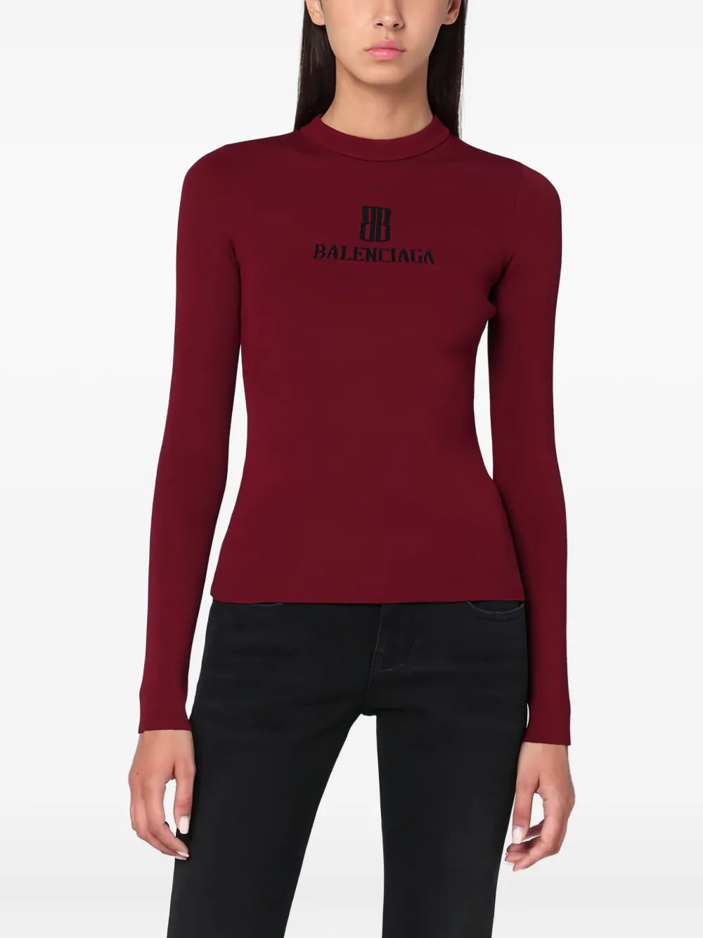 logo-print sweater