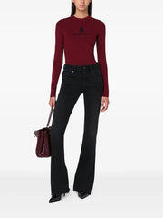 logo-print sweater