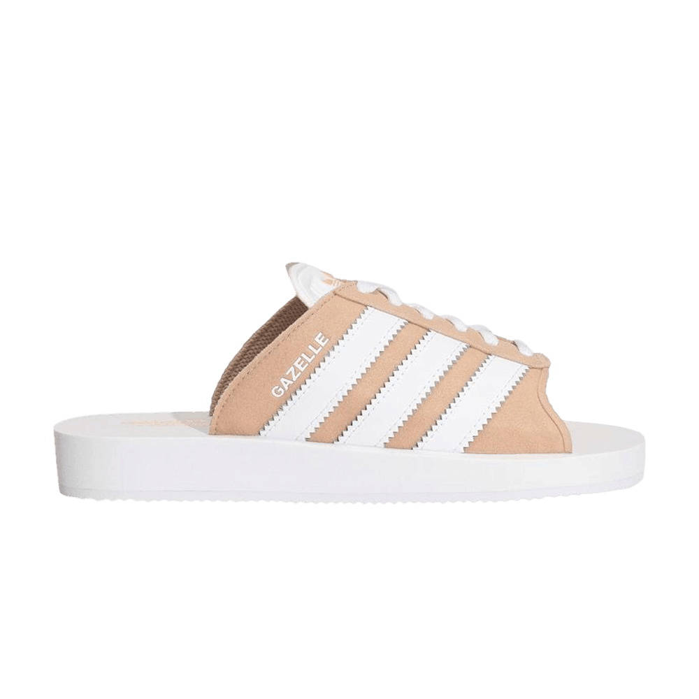 Adidas Gazelle Beach Slides Magic Beige