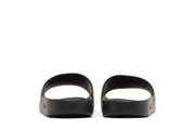Adidas Adilette Aqua Slides Black Gold Metallic