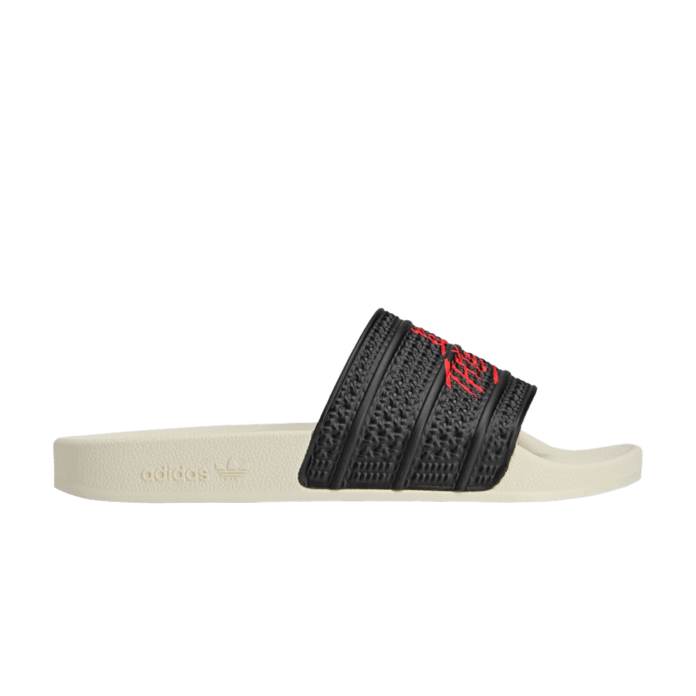 100 Thieves x adidas Adilette Slide Black Red