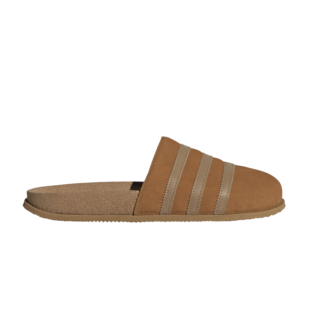 Adidas Adimule Leather Slide Light Brown