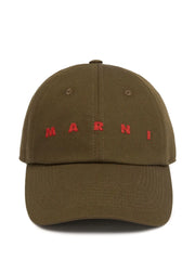 logo-embroidered cap