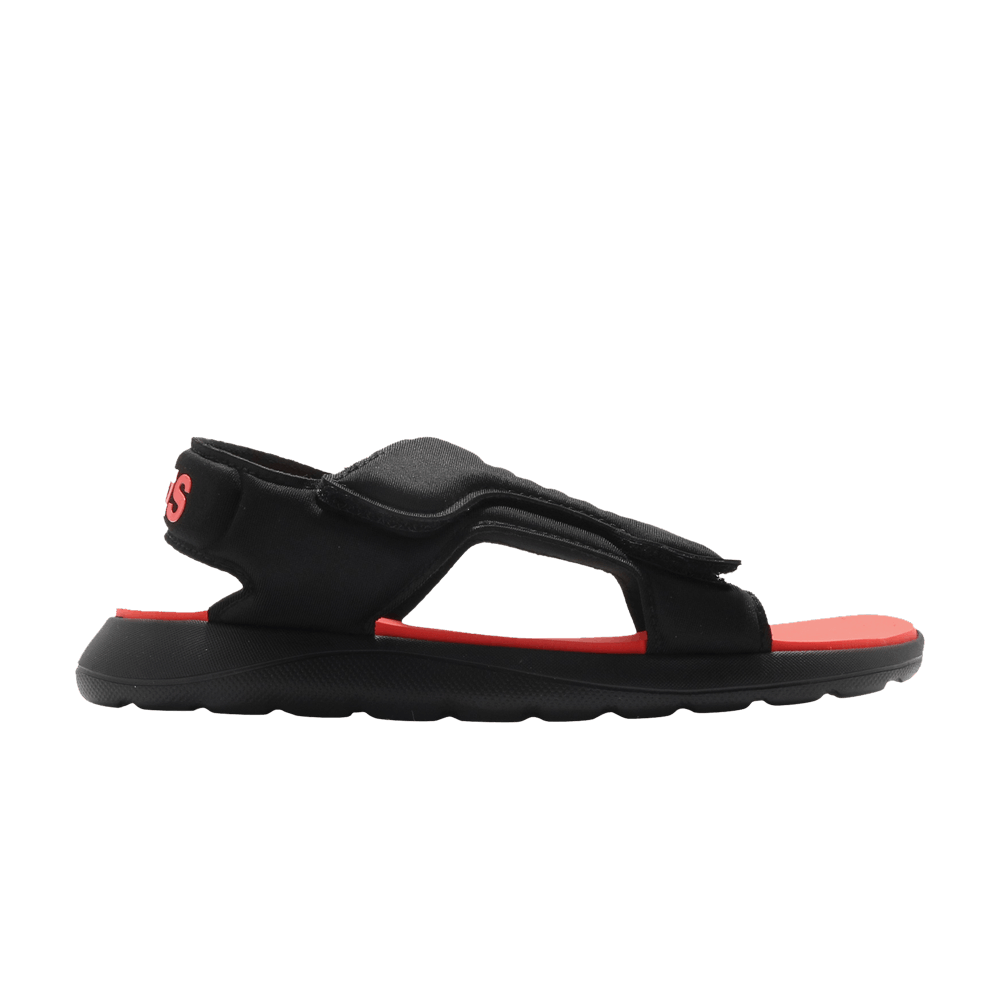 Adidas Comfort Sandal J Black Solar Red