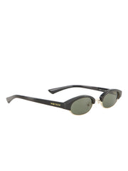 Ellipse oval-frame sunglasses
