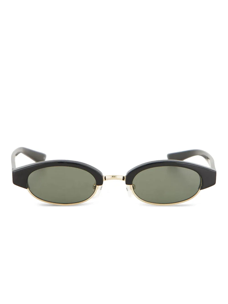 Ellipse oval-frame sunglasses