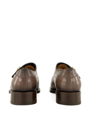 double-buckle monk shoes