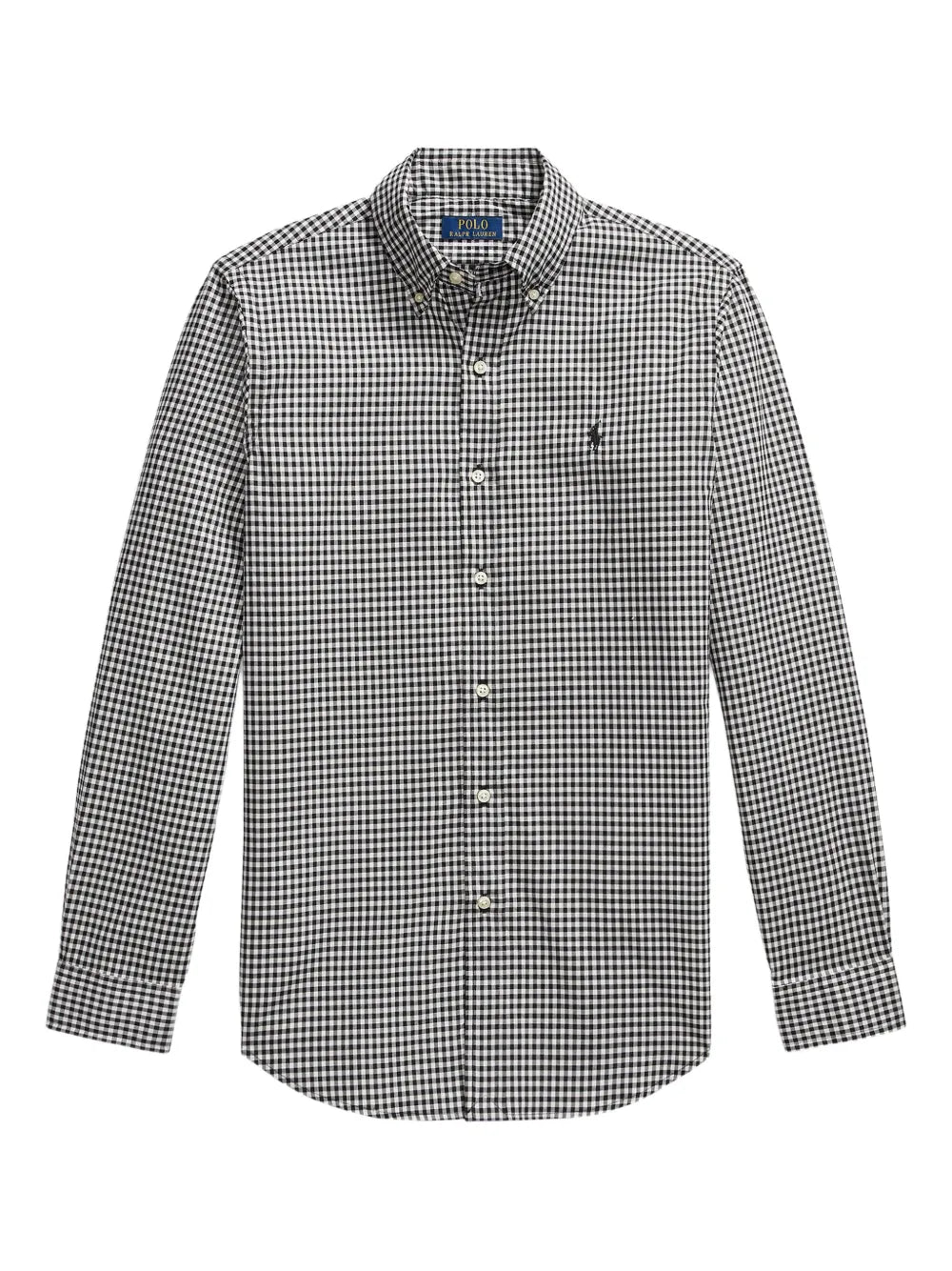 long-sleeves checked shirt