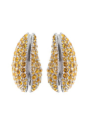 crystal-embellished earrings
