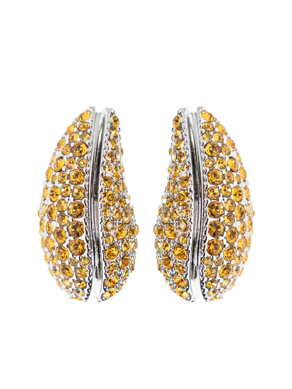 crystal-embellished earrings