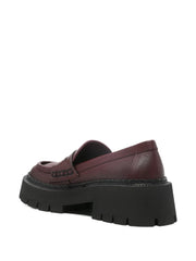 platform heeled loafers