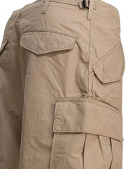 cargo-pocket cotton shorts