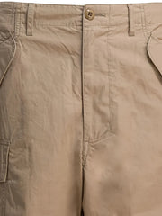 cargo-pocket cotton shorts