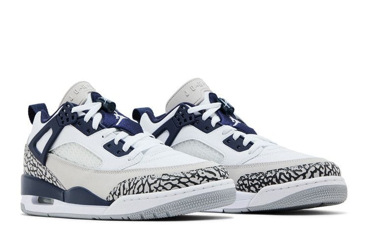 Nike Air Jordan Spizike Low Basketball Shoes White/Midnight Navy/Neutral Grey