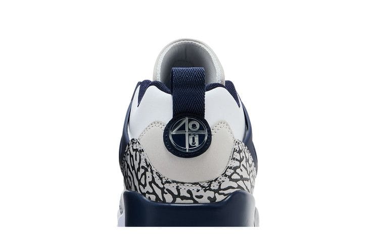 Nike Air Jordan Spizike Low Basketball Shoes White/Midnight Navy/Neutral Grey