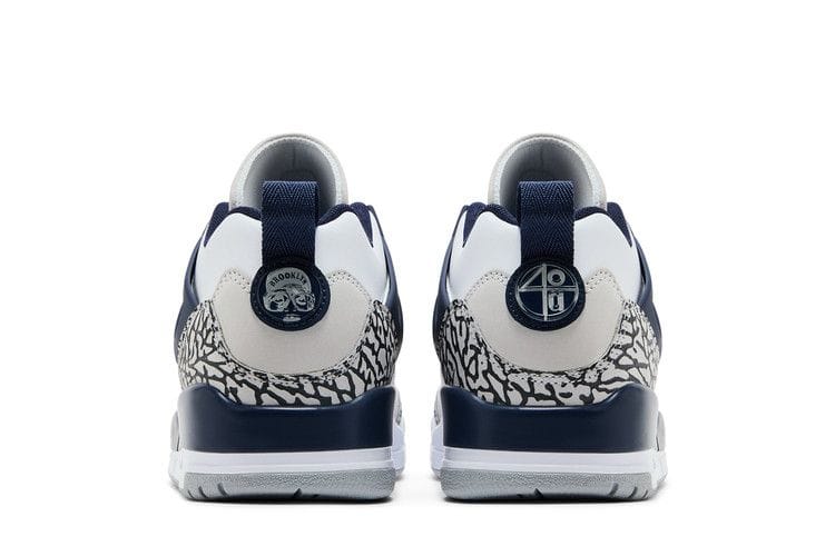 Nike Air Jordan Spizike Low Basketball Shoes White/Midnight Navy/Neutral Grey