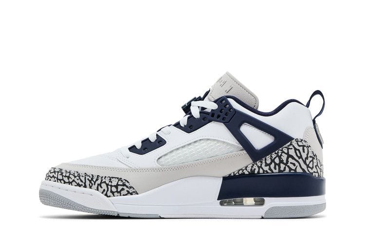 Nike Air Jordan Spizike Low Basketball Shoes White/Midnight Navy/Neutral Grey