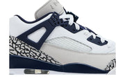 Nike Air Jordan Spizike Low Basketball Shoes White/Midnight Navy/Neutral Grey