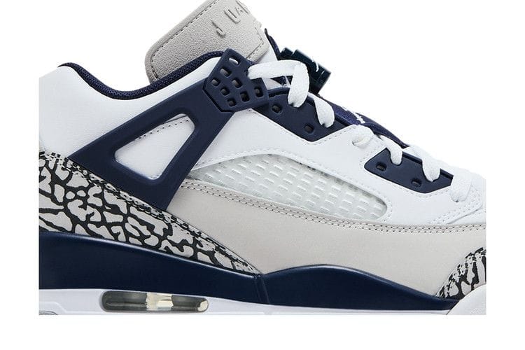 Nike Air Jordan Spizike Low Basketball Shoes White/Midnight Navy/Neutral Grey