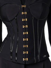 corset-detailed jacket