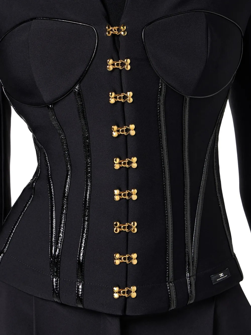 corset-detailed jacket