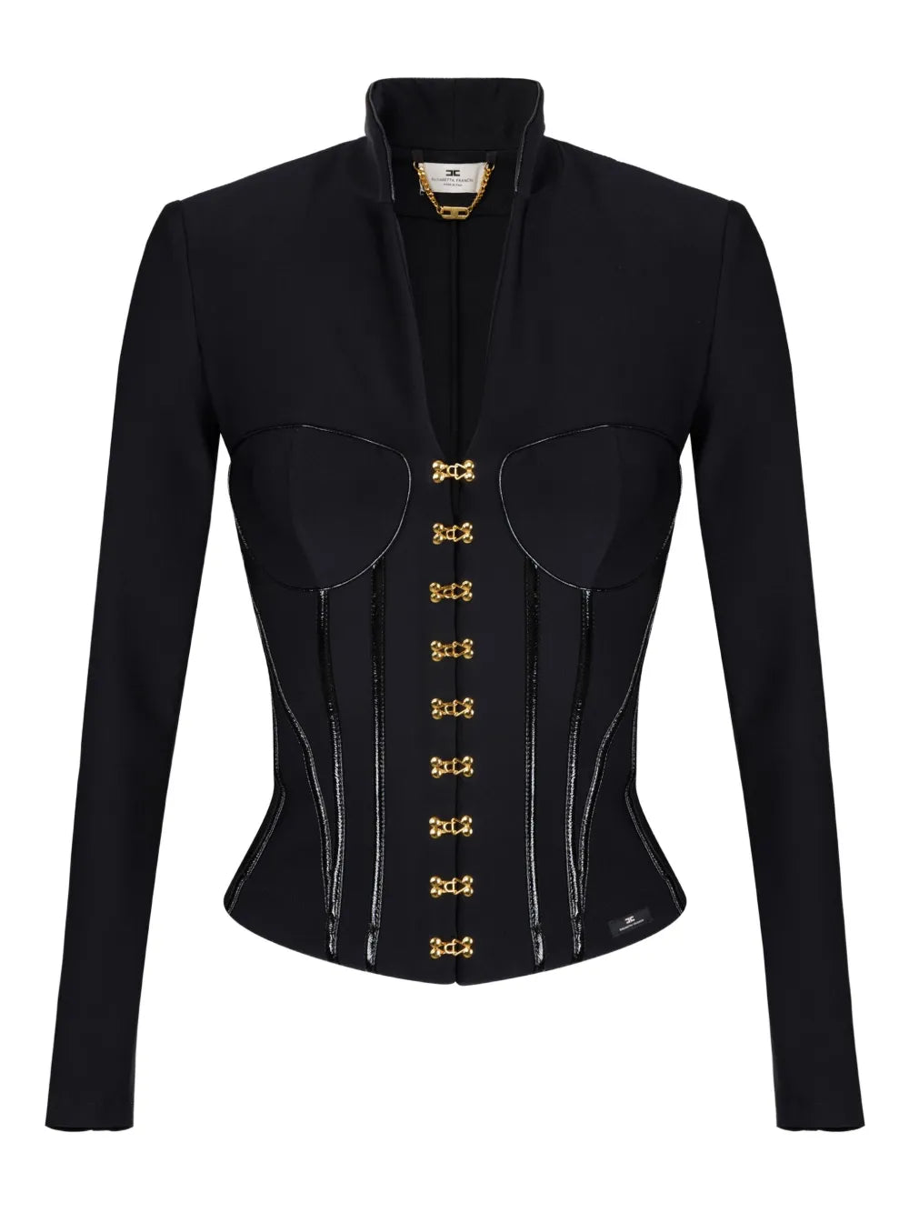 corset-detailed jacket