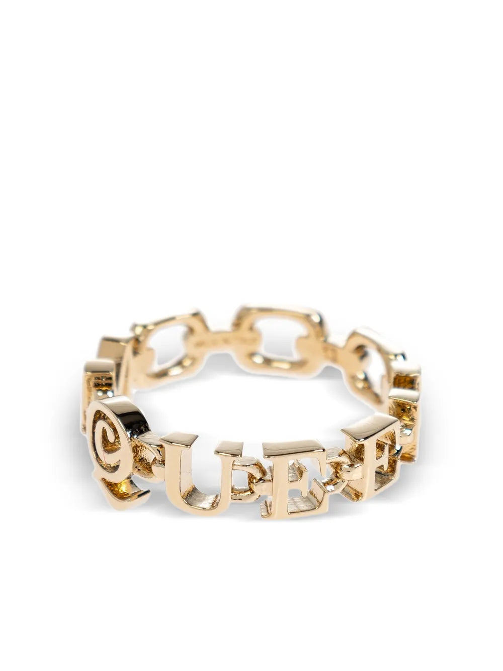 logo-embellished ring