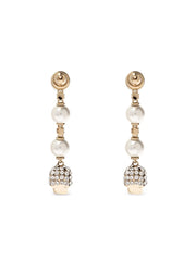 crystal-embellished earrings