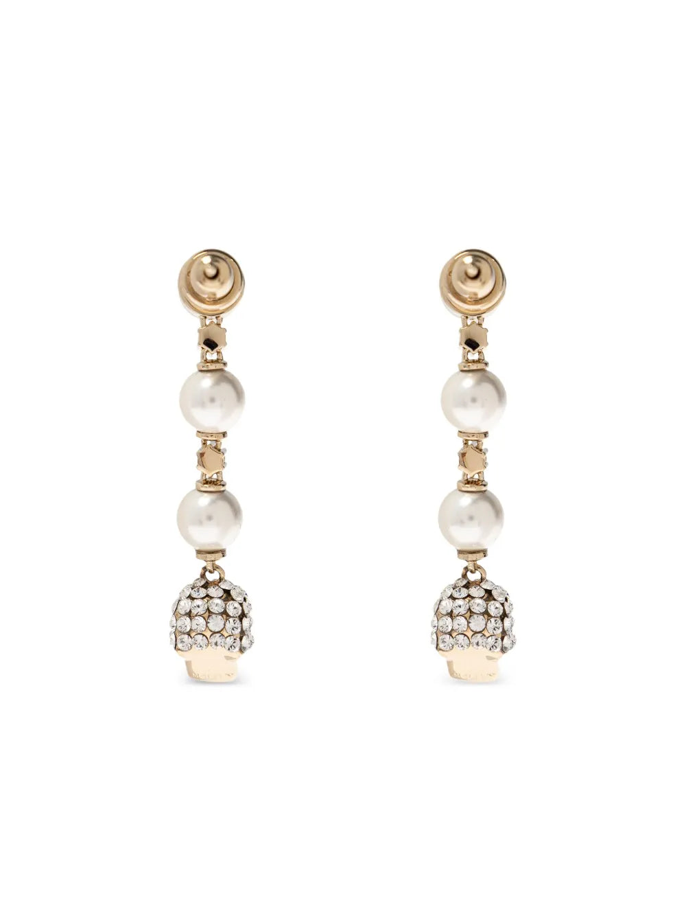 crystal-embellished earrings