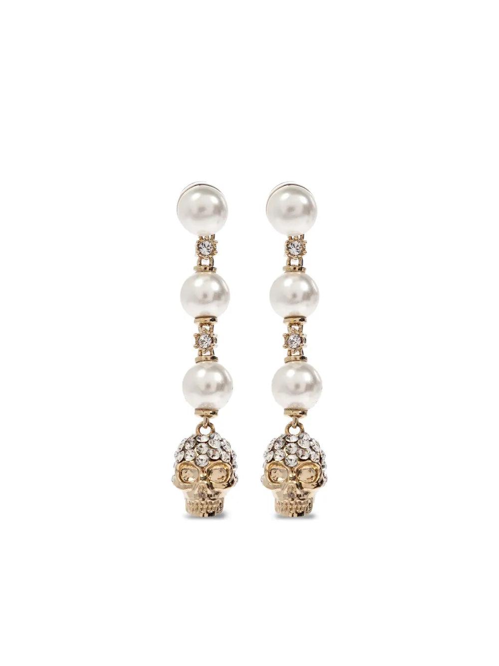 crystal-embellished earrings