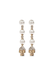crystal-embellished earrings