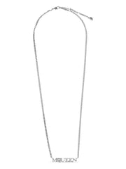 logo-pendant necklace