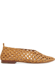 woven slip-on ballet flats