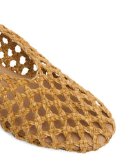 woven slip-on ballet flats