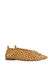 woven slip-on ballet flats