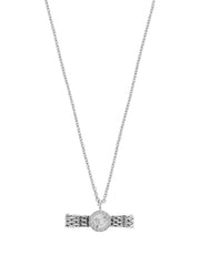 Medusa-embellished chain necklace