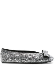 crystal-embellished ballet flat