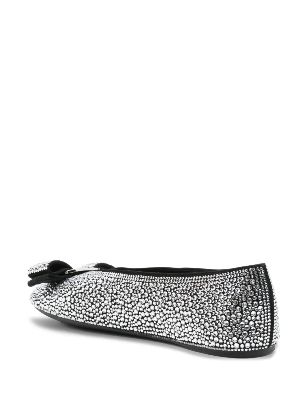 crystal-embellished ballet flat