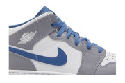 Air Jordan 1 Mid GS Cement True Blue
