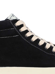 suede high-top trainers