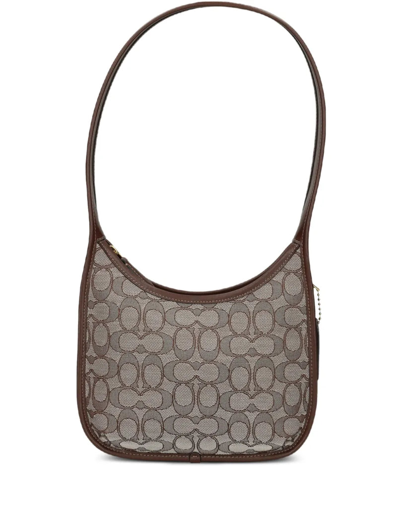monogram-pattern shoulder bag